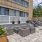 Large patio with seating 